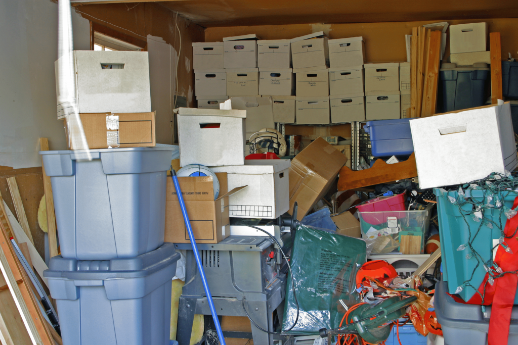 clutter in garage